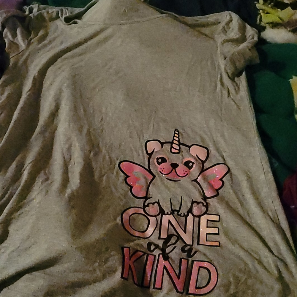 Tee shirt with angel dog